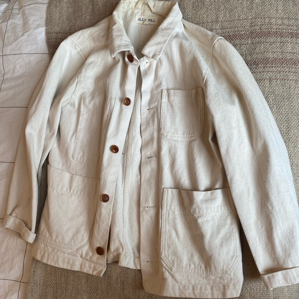 Alex Mill Britt Work Jacket in Upcycled Denim